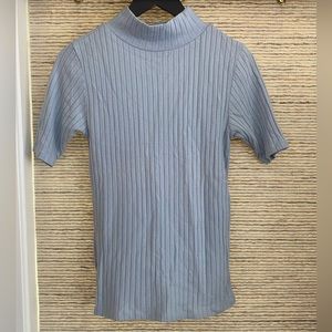 LOFT Blue Short Sleeve Tee